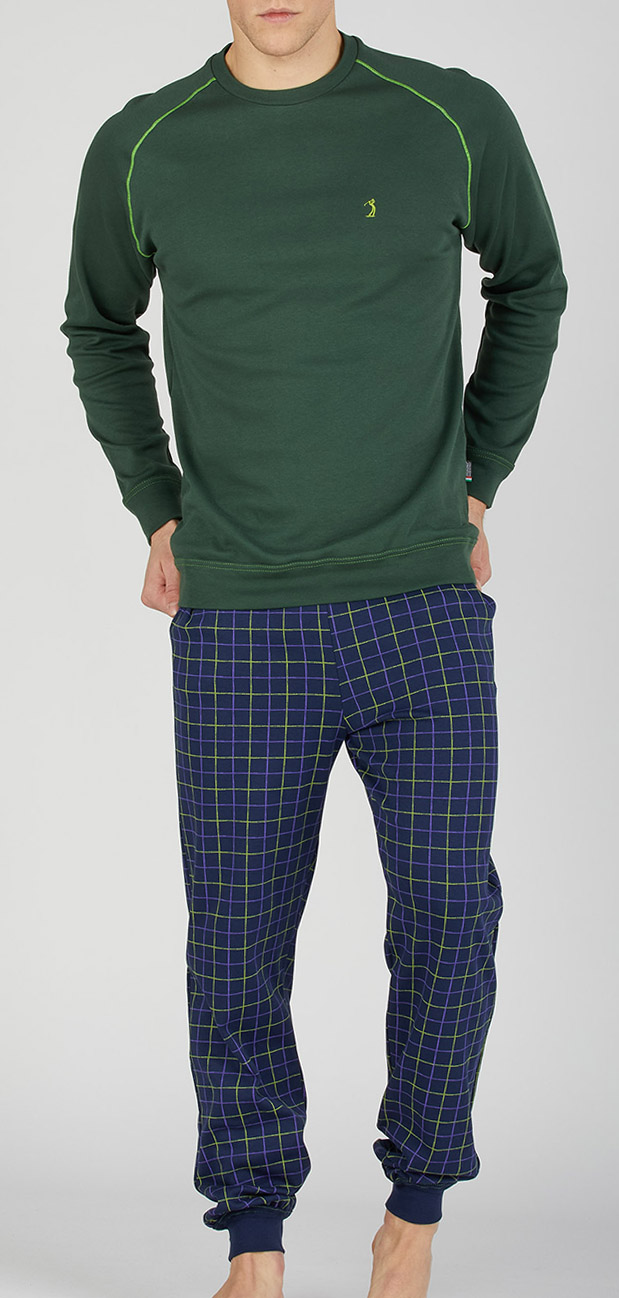 Pigiama da uomo alla moda a maniche lunghe, abbigliamento per la casa autunnale, pullover in cotone, elegante a righe, ad asciugatura rapida, traspirante, 4XL, abbigliamento da notte casual